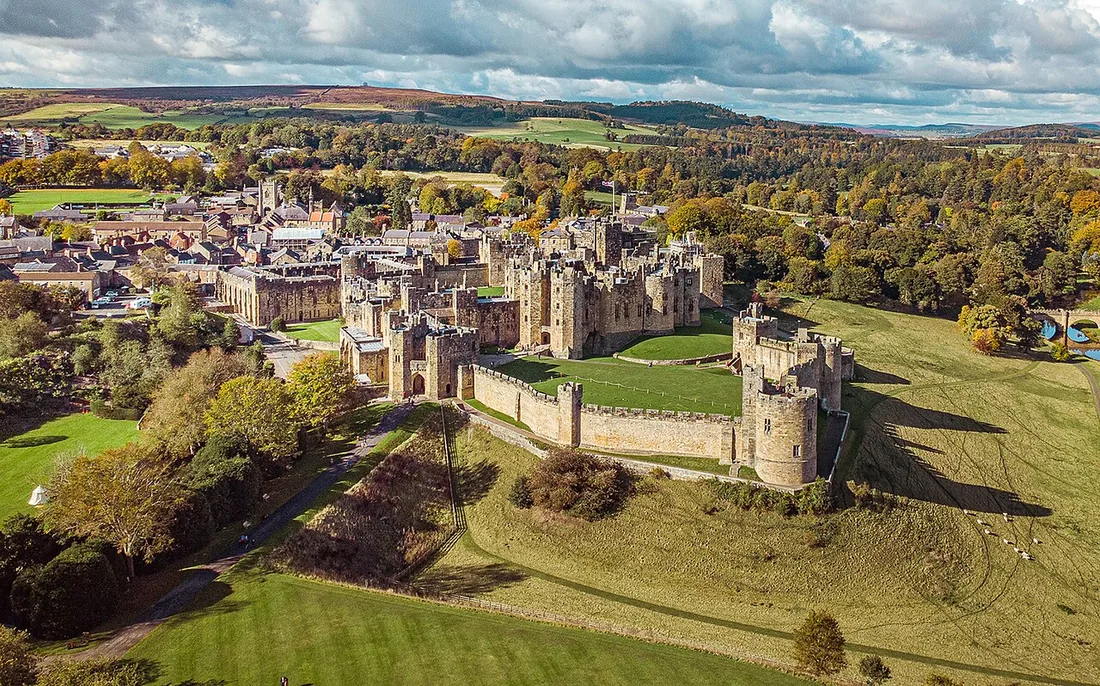 Exterior view of Alnwick Castle