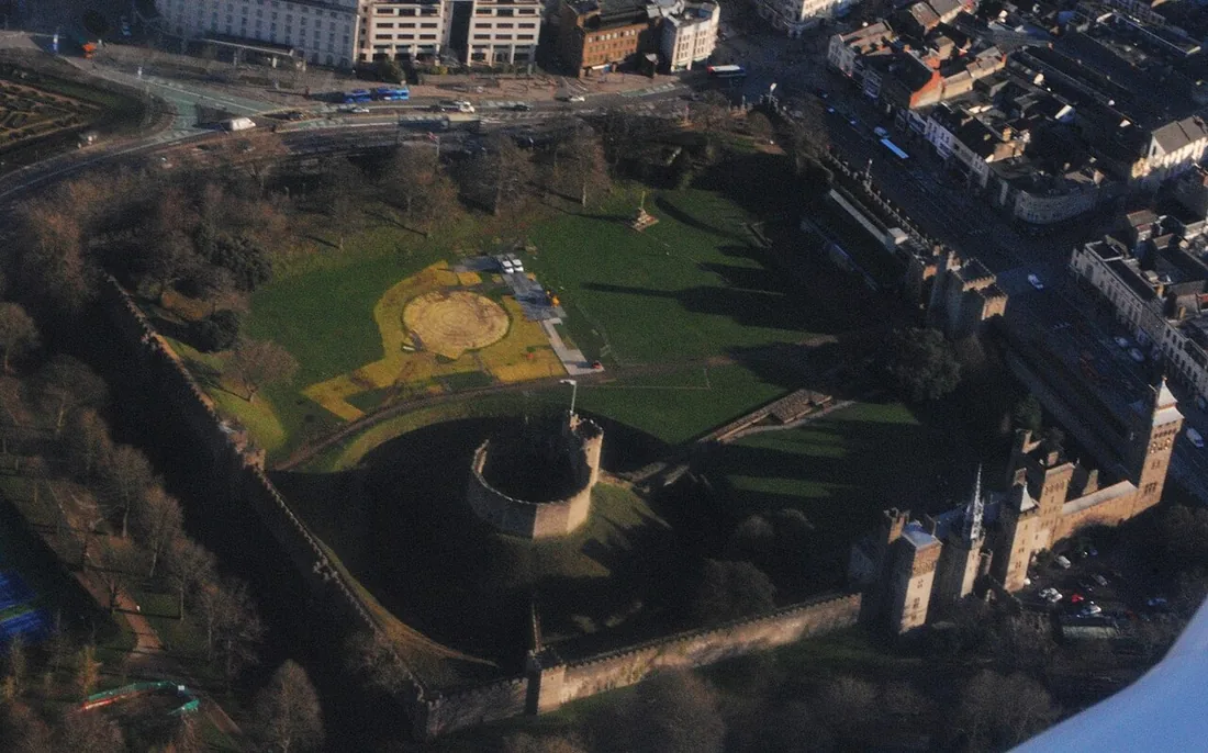 Exterior view of Cardiff Castle