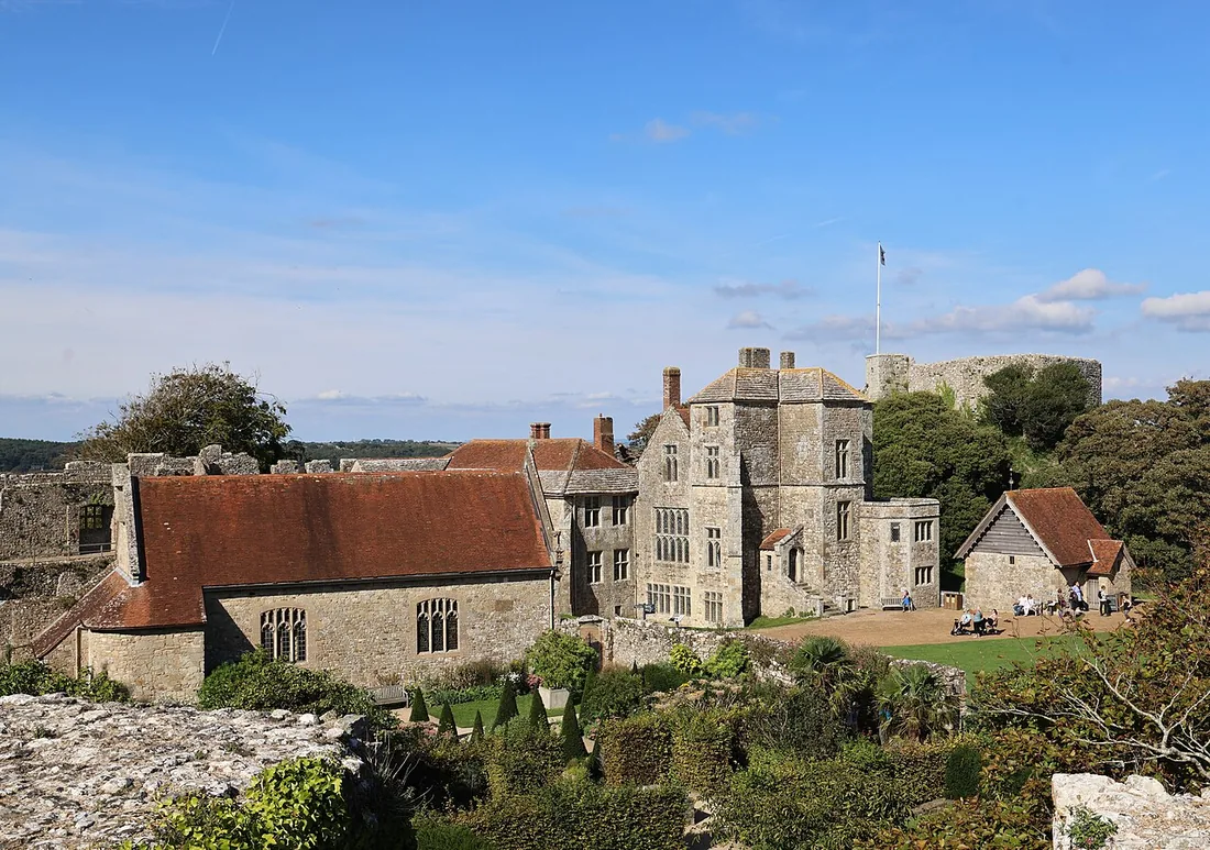 Exterior view of Carisbrooke Castle