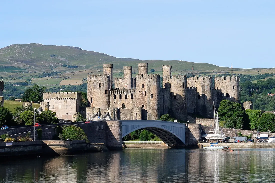 Exterior view of Conwy Castle