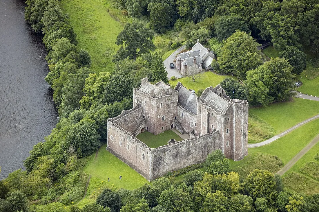 Exterior view of Doune Castle