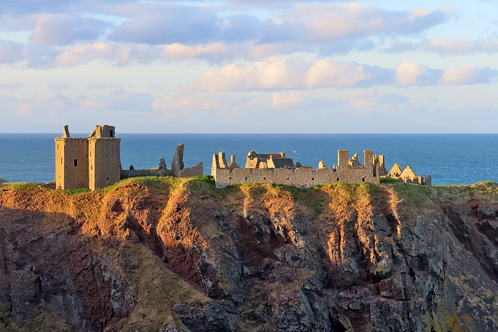 Exterior view of Dunnottar Castle