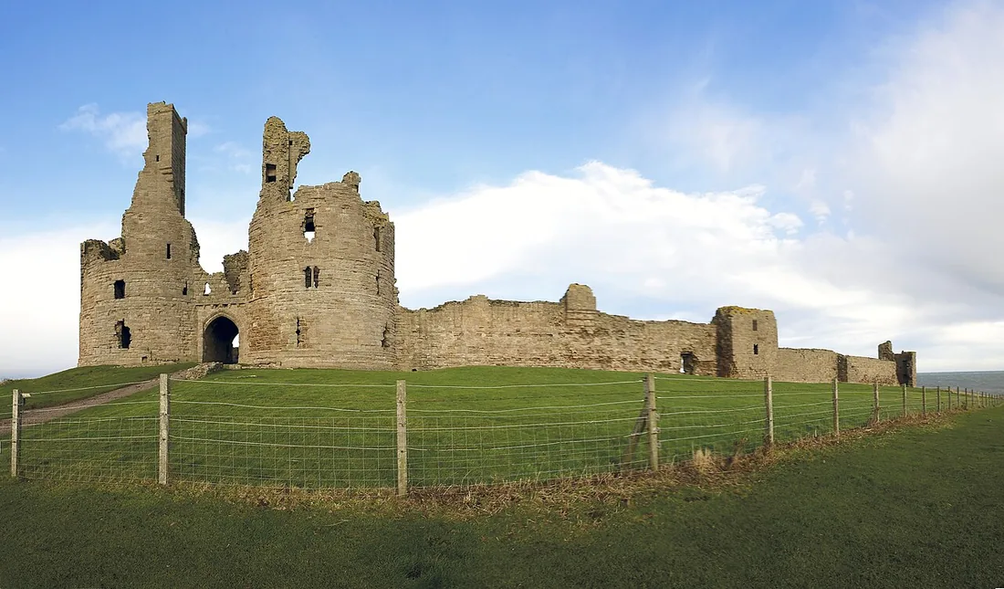 Exterior view of Dunstanburgh Castle