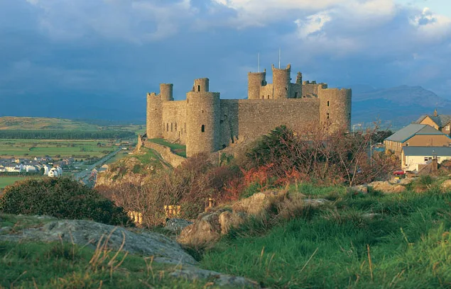 Exterior view of Harlech Castle