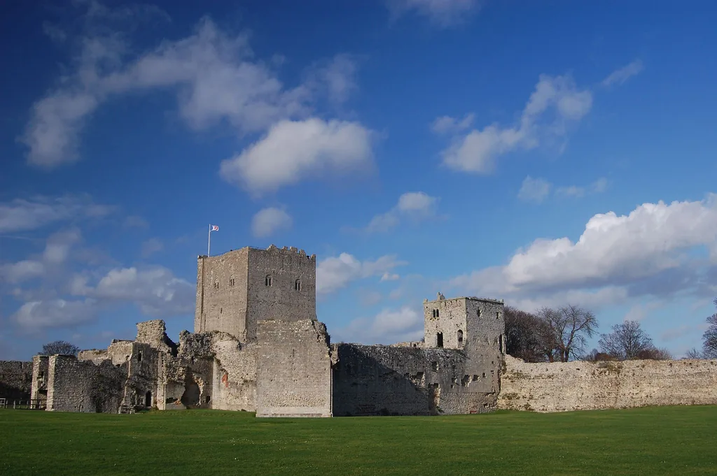 Exterior view of Portchester Castle