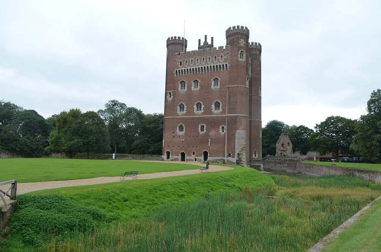 Tattershall Castle and grounds in Lincolnshire
