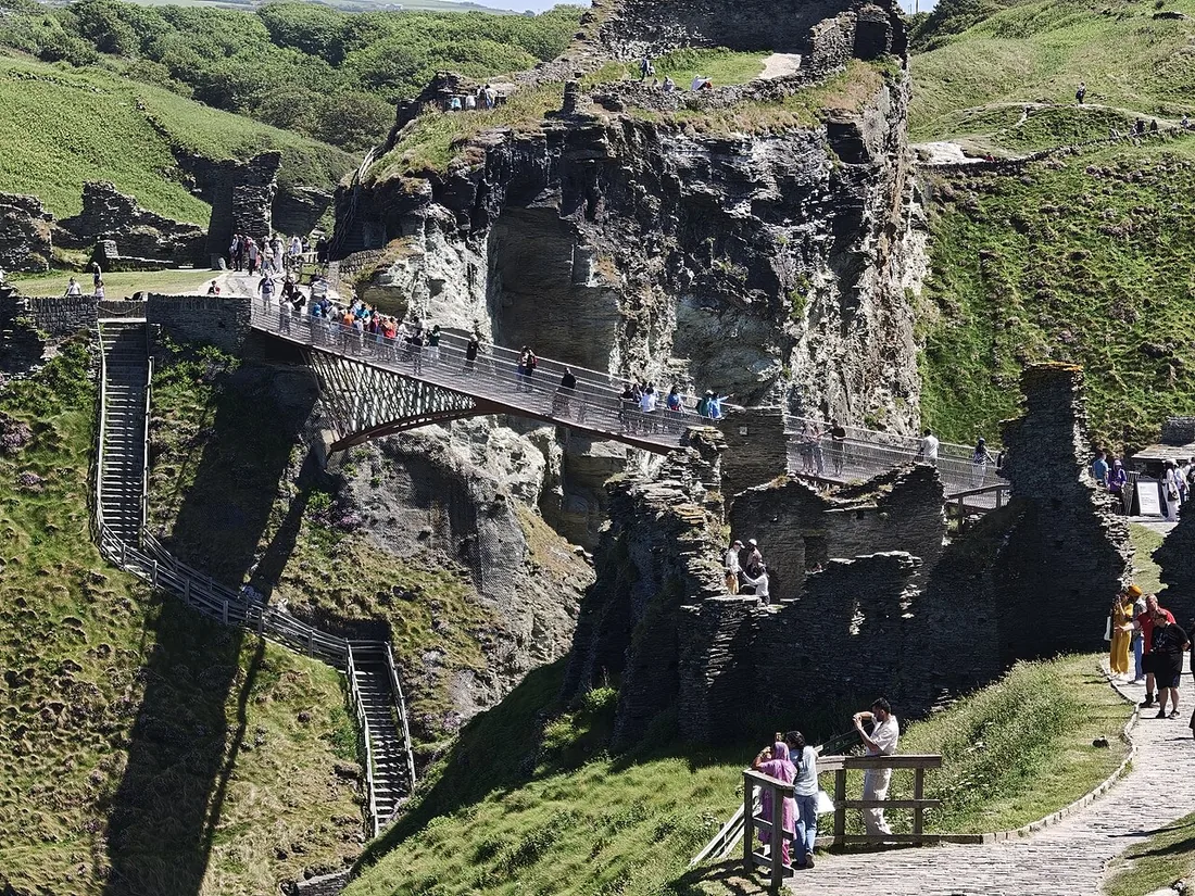 Exterior view of Tintagel Castle